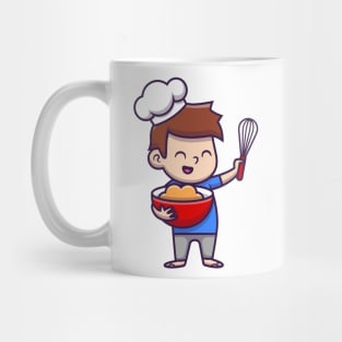 Cute Boy Chef Cooking Mug